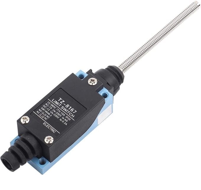 Allecto - Micro Switch - Waterdicht - Dubbele Loops met Auto Reset - 6A 250V - Betrouwbaar - Geschikt voor diverse toepassingen - Compact formaat -...
