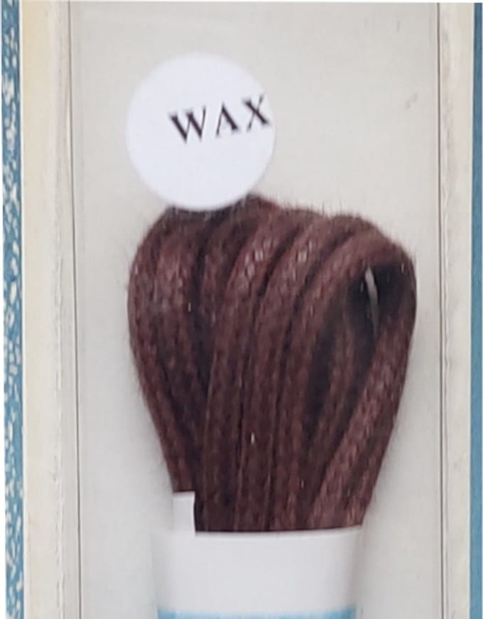 Cordial Veter - Middel Bruin - Dun Rond - Wax - Lengte 90 cm - Dikte 2 mm - Schoenveter
