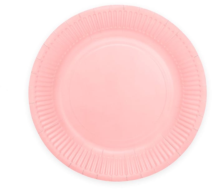 Feestbordjes Zacht Roze 18cm (8st)