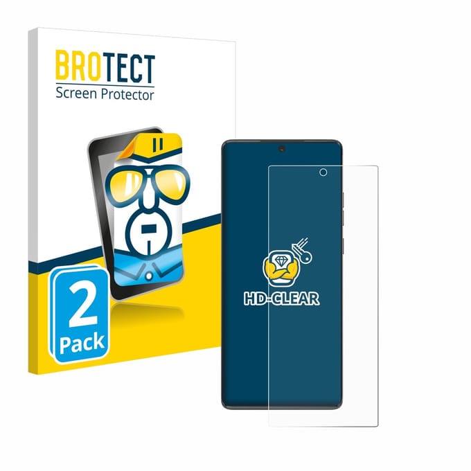 BROTECT - Screenprotector voor Motorola Moto G85 - Folie Beschermfolie transparant 2 Stuks