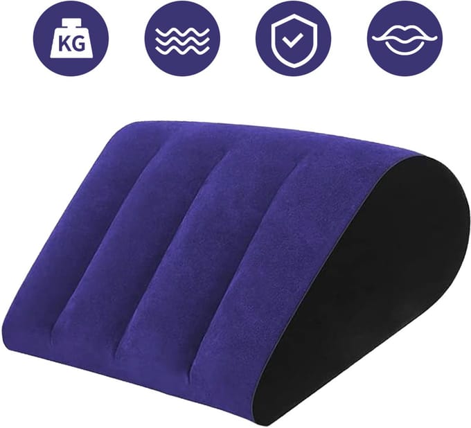 Hoofdbordkussen - Rugsteunkussen - Driehoekig Ontwerp - Blauw