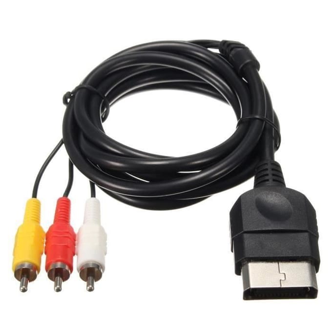 MM-6FT Composite AV Audio Video Connecteur Adaptateur Cable RCA Pour XBOX Classic 1