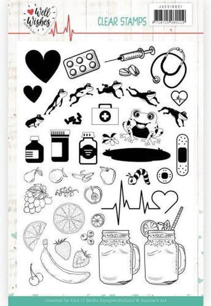 Clear Stamps Well Wishes by Jeanine's Art
