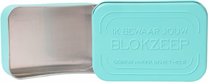 Zeepblikje van Aluminium – Body Blok & Scheer Blok
