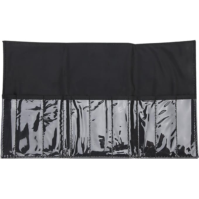 Sac de rangement professionnel portable pour peignes, ciseaux et outils de coiffure gray