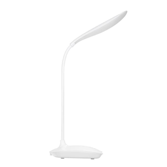 Decdeal Dimbare LED Touch Control Bureaulamp Lamp USB Voor Werken Kamperen gray