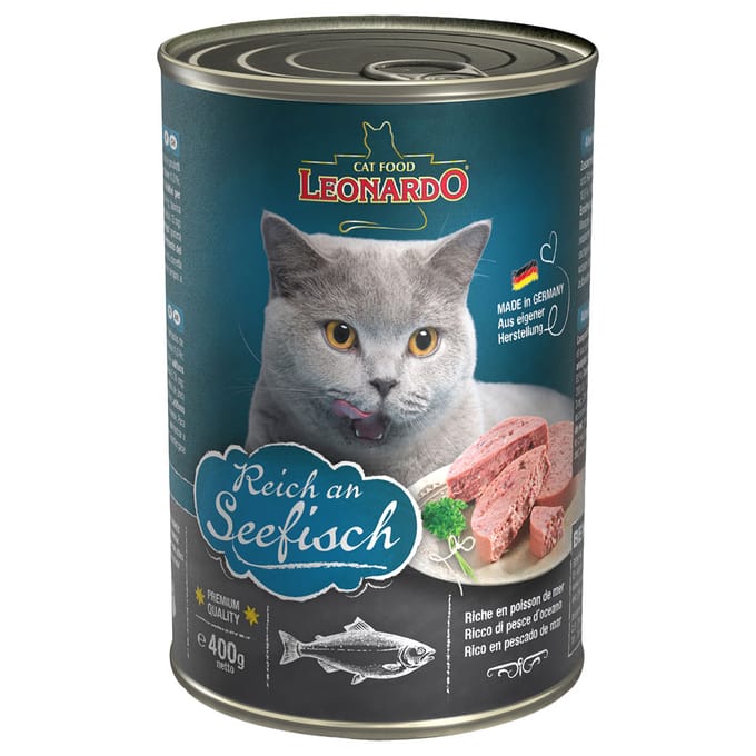 Voordeelpakket Leonardo All Meat 24 x 400 g Kattenvoer - Rijk aan Zeevis
