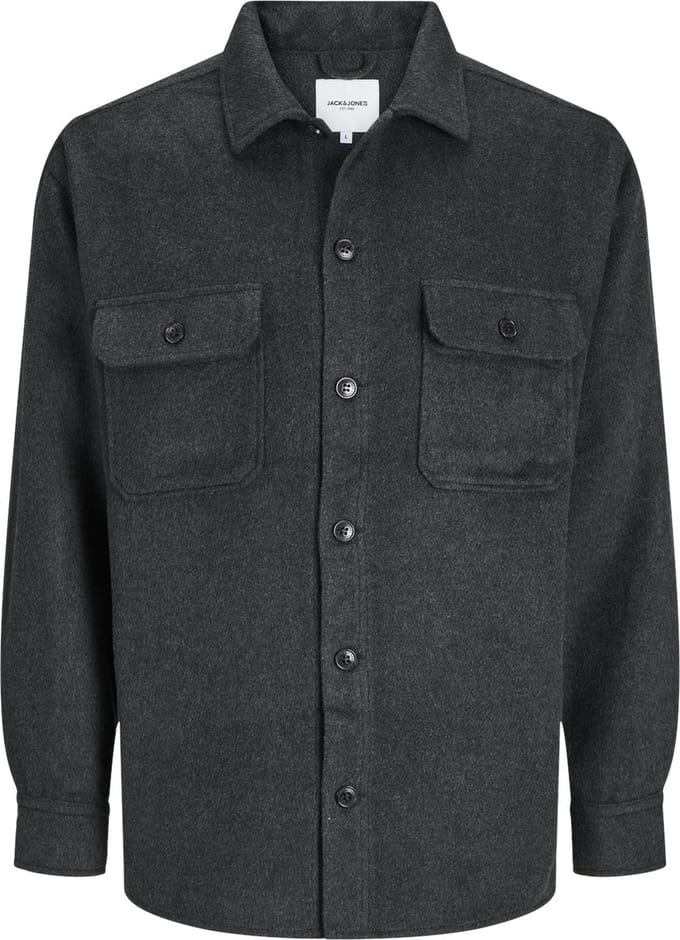 Jack & Jones Overhemd - Regular Fit - Zwart - 6XL Grote Maten