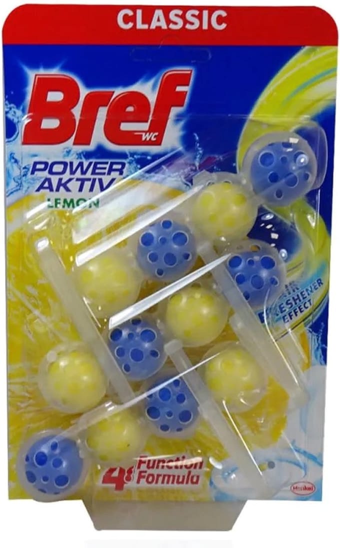 Bref WC Power Active Lemon 3x50gr Blokjes