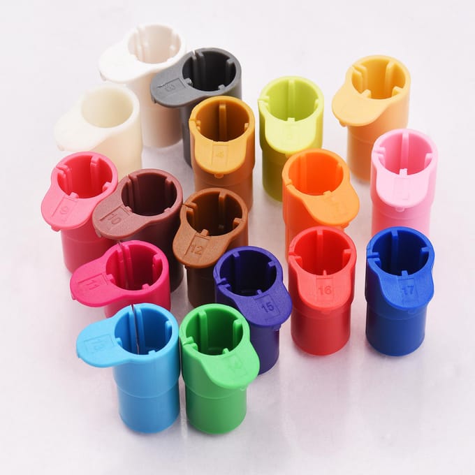17-pack penadapterset markerhouder vervanging voor Sharpie / Bic / Crayola / Sakura / Pilot / veelkleurig