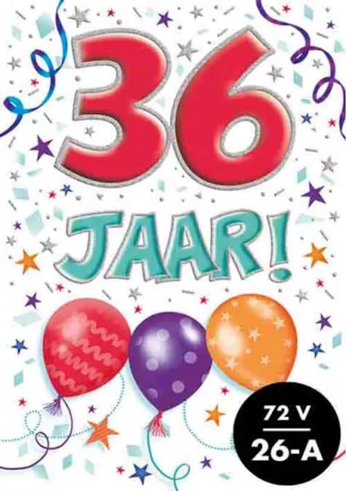 Kaart - That funny age - 36 jaar - TFA044