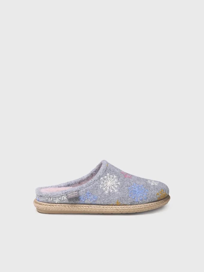 Damesslippers van vilt | DELI-CP