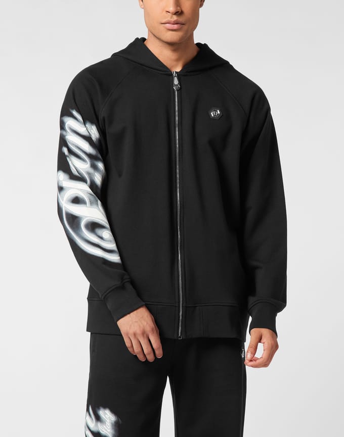 Zip Hoodie Blur Signature