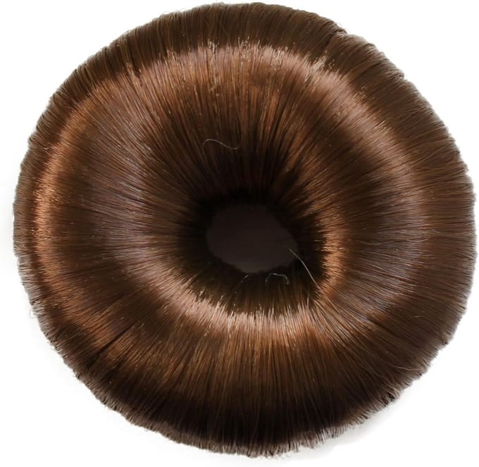 Haarspiraal Donut Knoedel Bun Maker Haarstyling Tool Lichtbruin