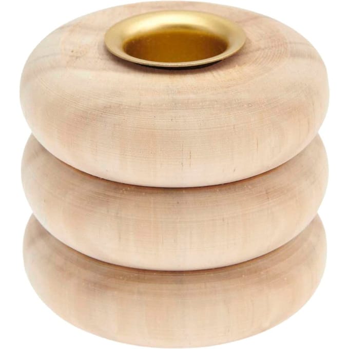 Kandelaar "Ringen", voor staafkaarsen Ø 2,4 cm - 5 cm
