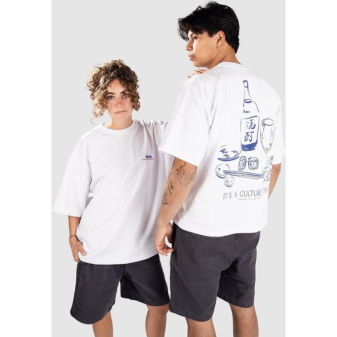Woodbird WBBeam Culture T-Shirt wit