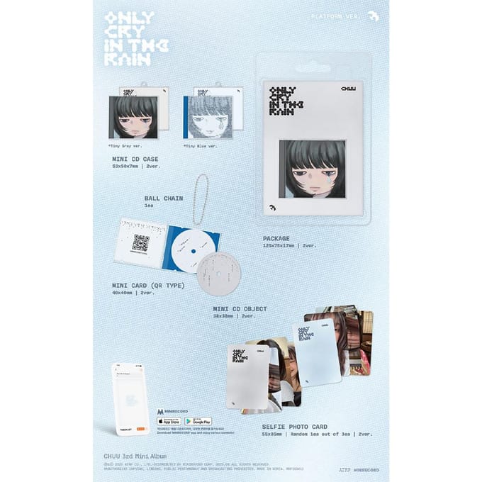 CHUU [Alleen huilen in de regen] Platform ver. / 3e mini-album Random ver. white