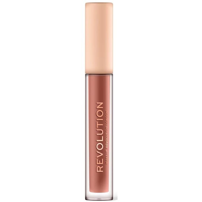 Lipgloss Makeup Revolution Metallic Nude Gloss Collectie