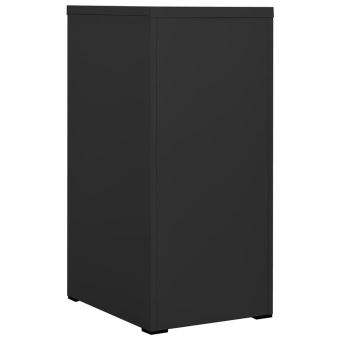 vidaXL - Archiefkast - 46x62x102,5 - cm - staal - antracietkleurig