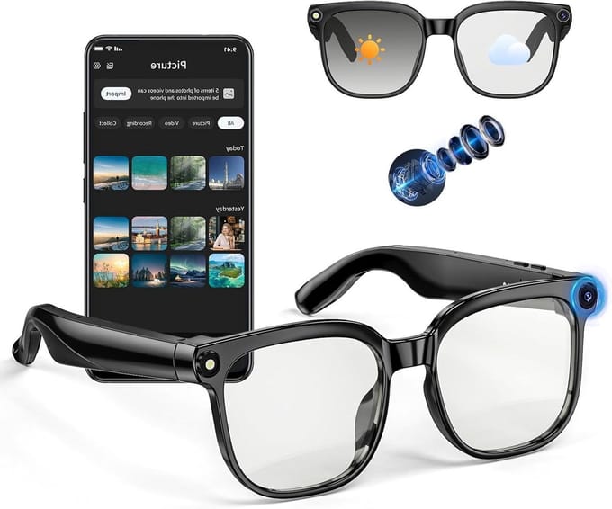 Smart Glasses - Slimme Bril met Camera - Bluetooth - Modernebril