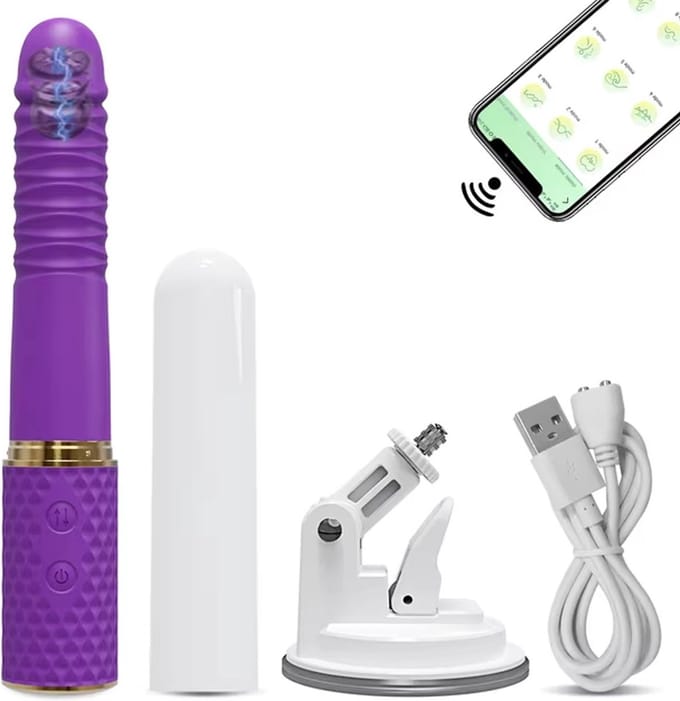 Telescoop seks machine - Dildo - Thrusting - Zuignap - Anaal en Vaginaal
