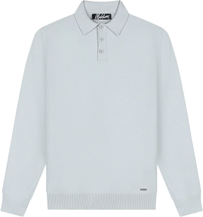 Malelions Knitted Long Sleeve Polo