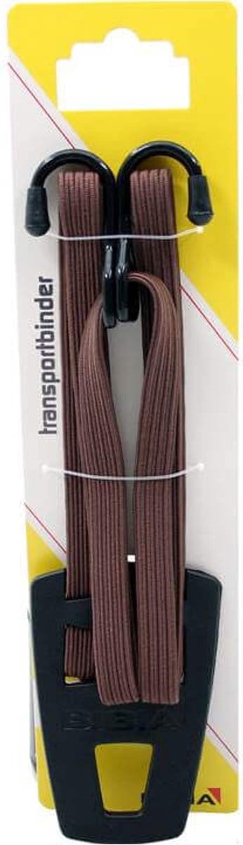 Bibia binder transp + haken honing bruin