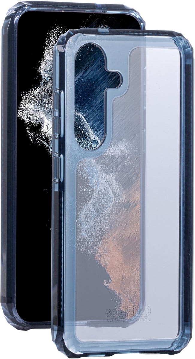 SoSkild Samsung Galaxy S24+ Hoesje - Defend 2.0 Heavy Impact Case - Smokey Grey
