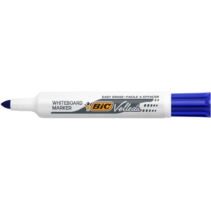 Whiteboardmarker Bic Velleda 1711 rond large blauw