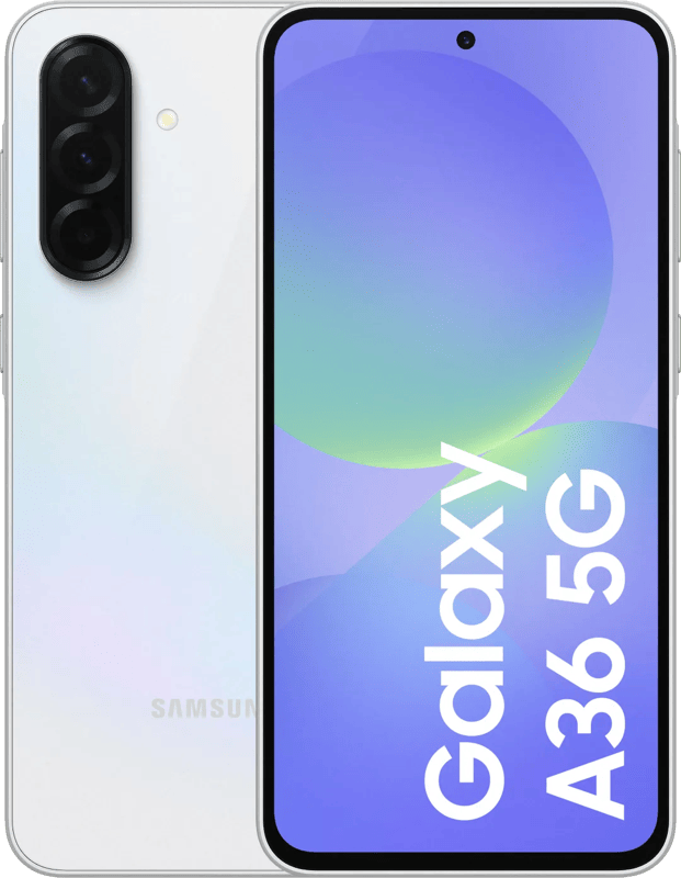 Samsung galaxy a36 (a366) 5g dual sim 6/128gb witte smartphone