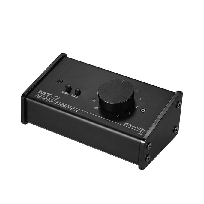 Contrôleur de moniteur passif avec entrées et sorties XLR 3,5 mm prises en charge noir