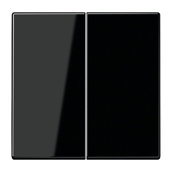 Jung LS995SW Serieschakelaar, Serietoets Afdekking 1-voudig Zwart 1 stuk(s)