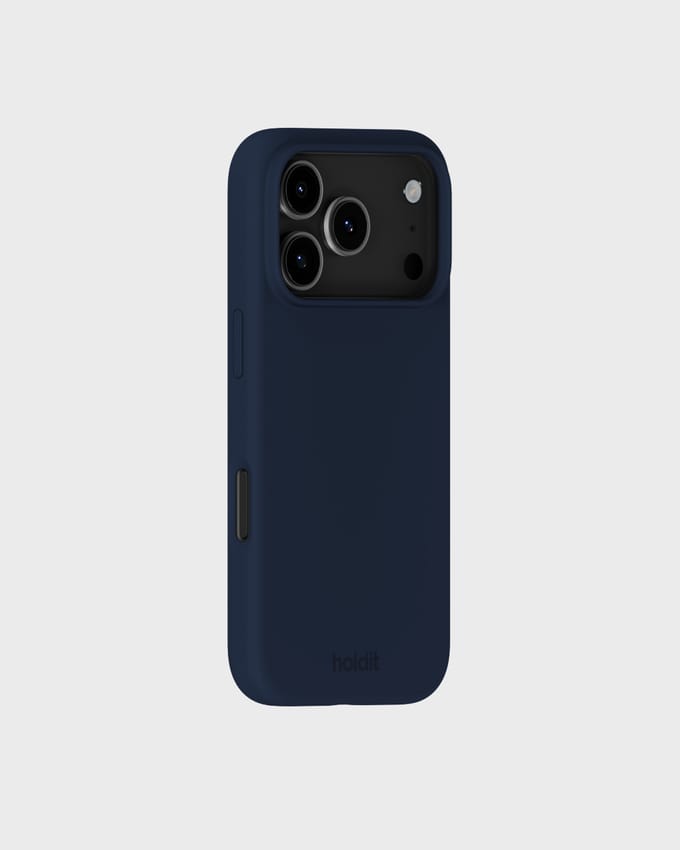 Phone Case Silicone Midnight Blue iPhone 17 Pro