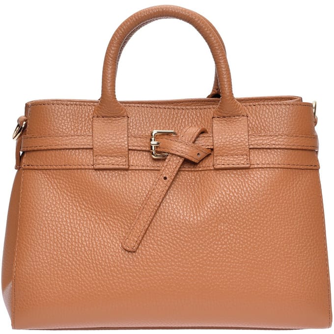 Isabella Rhea Brown Rundleer Tas