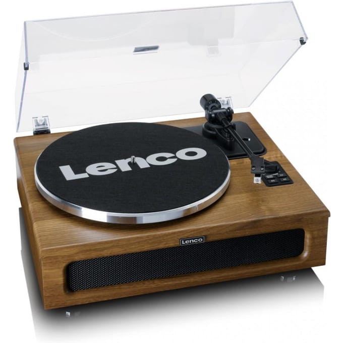 Lenco Platenspeler met Bluetooth - Vier ingebouwde Speakers 40W RMS - LS-410WA - Hout