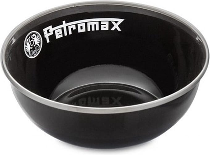Petromax geëmailleerde kommen zwart 2 stuks (160 ml)