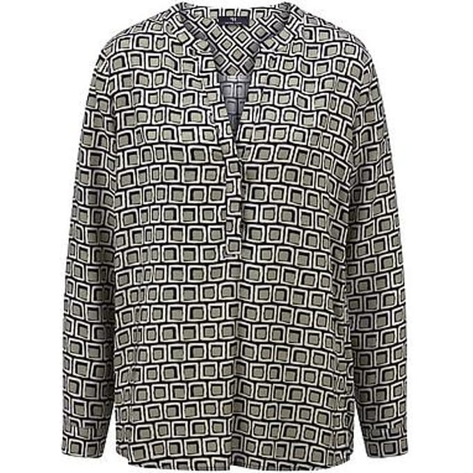 Blouse Van Peter Hahn grijs