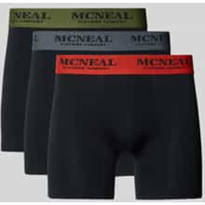Trunks met labeldetails in een set van 3