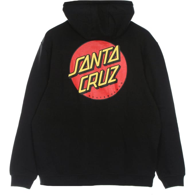 Classic Dot Chest Hood Herensweatshirt Zwart