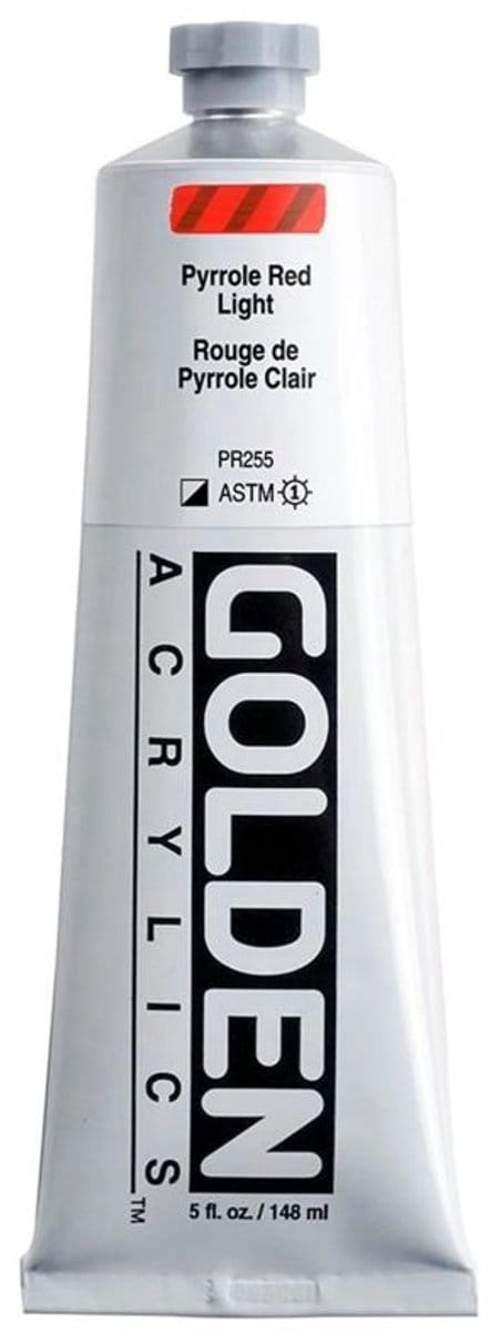 Golden Heavy Body Acrylverf Pyrrolrood Licht 148 ml