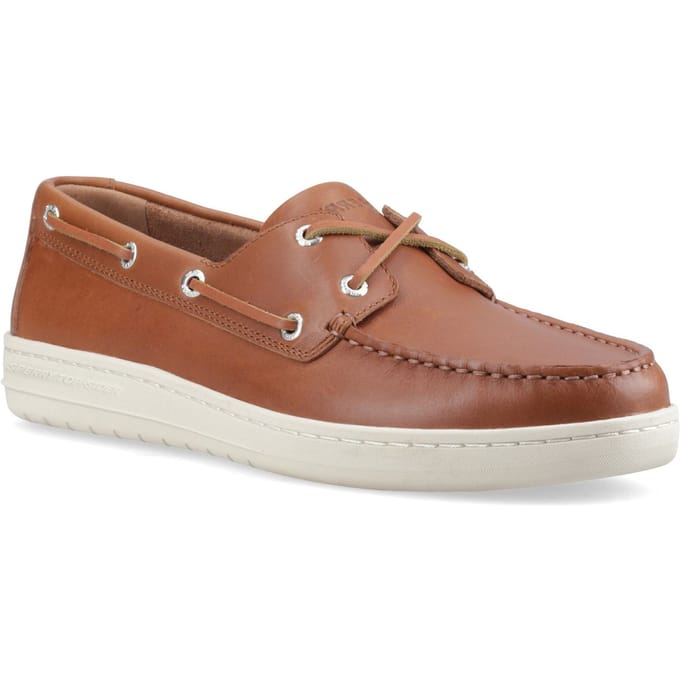 Sperry Strake 2-Oog Boten Leer Heren Open Tan Bootsschoenen