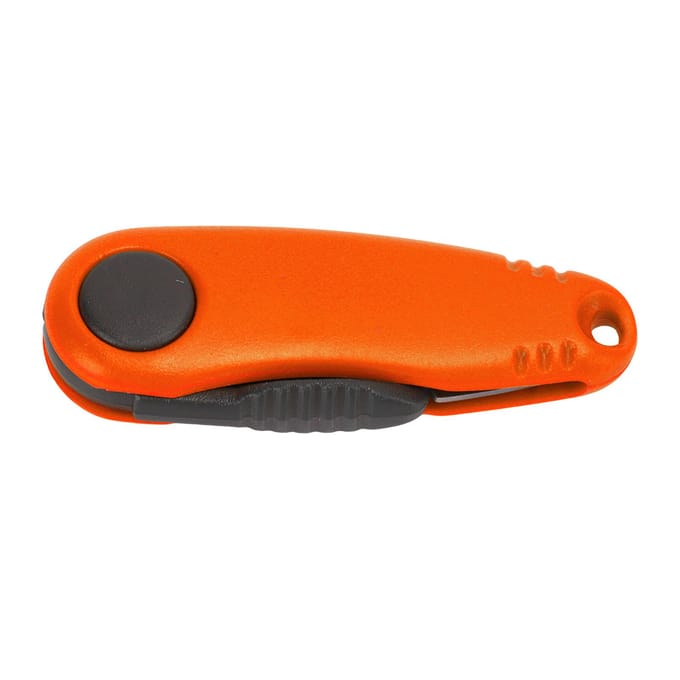 Ciseaux de pêche en forme de crevette, ciseaux pliants pour matériel de pêche, coupe-fil de pêche, orange black