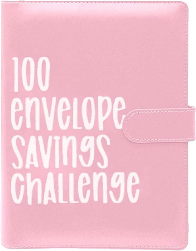 100 Dagen Spaaruitdaging met Enveloppen - Budget Tracker en Geld Organiser A5