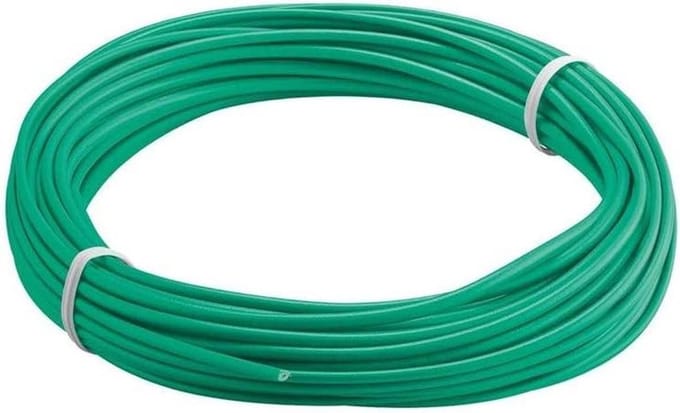 Geïsoleerd koperdraad - Elektrische leiding Modelbouwkabel - Modelbouw en elektra - Flexibele PVC-isolatie - 10 meter - Groen