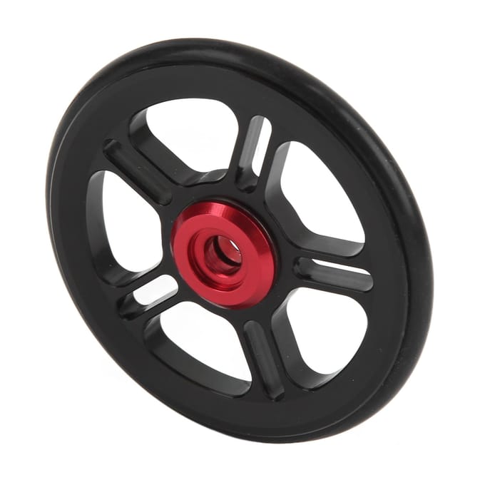 Vouwfiets Easywheel Aluminiumlegering Hulpwiel CNC Snijden voor Brompton 6cm black