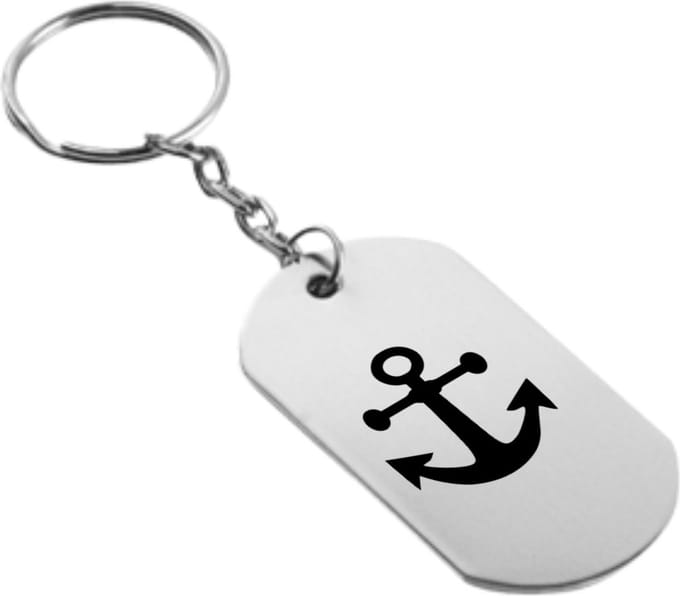 Akyol - Anker Sleutelhanger - Kapitein - Schippers - Varen - 2,5 x 2,5 CM
