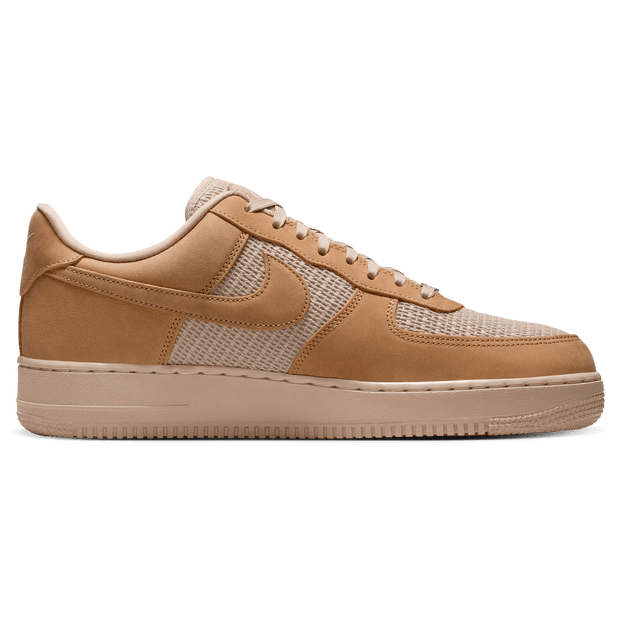 Nike Air Force Sneakers Heren - Bruin - Maat 41 - Mesh/Synthetisch