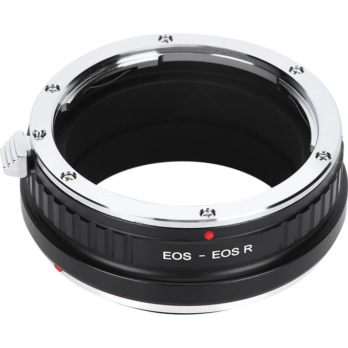 Fikaz Lens Montage Adapter Ring voor Canon EF Mount Lenzen naar voor Canon EOS RRP Camera black