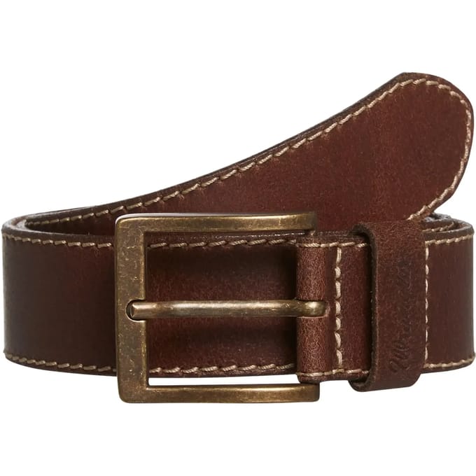 Wrangler Stitched Riem Bruin 85 cm Man