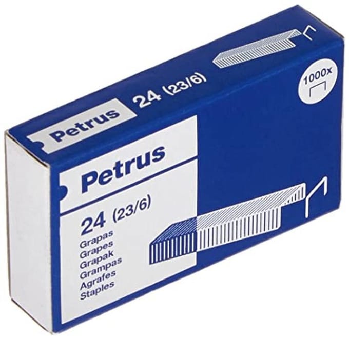 Nietjes voor 30 vellen - 6 mm, 1000 stuks